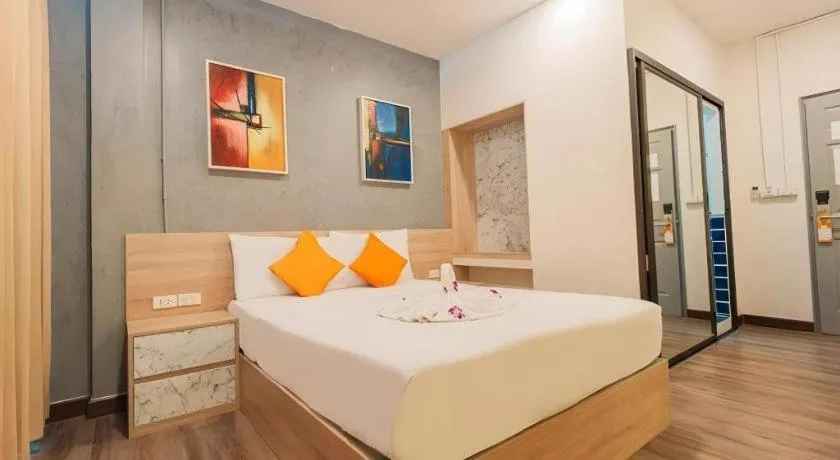 Bed in B2 Khamtieng Boutique & Budget Hotel