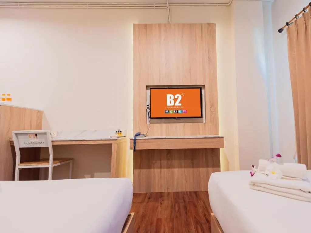 Bed in B2 Khamtieng Boutique & Budget Hotel