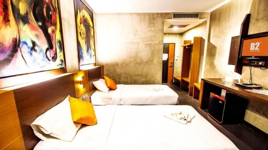 Bed in B2 Airport Boutique & Budget Hotel