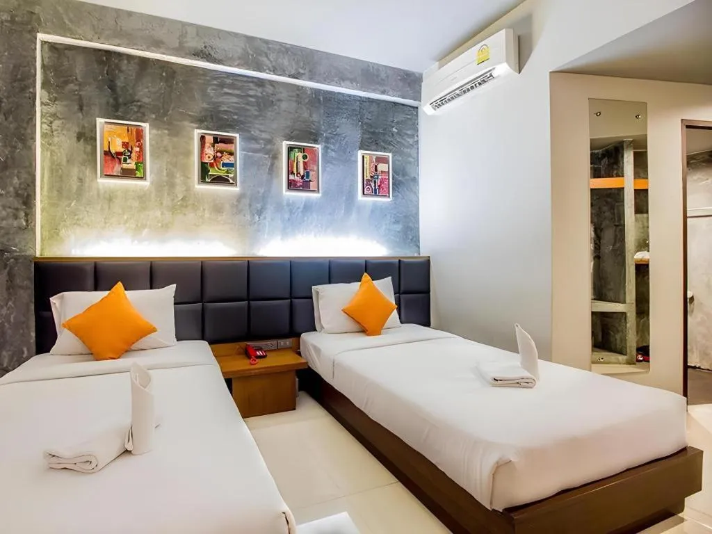 Bed in B2 Thippanate Boutique & Budget Hotel
