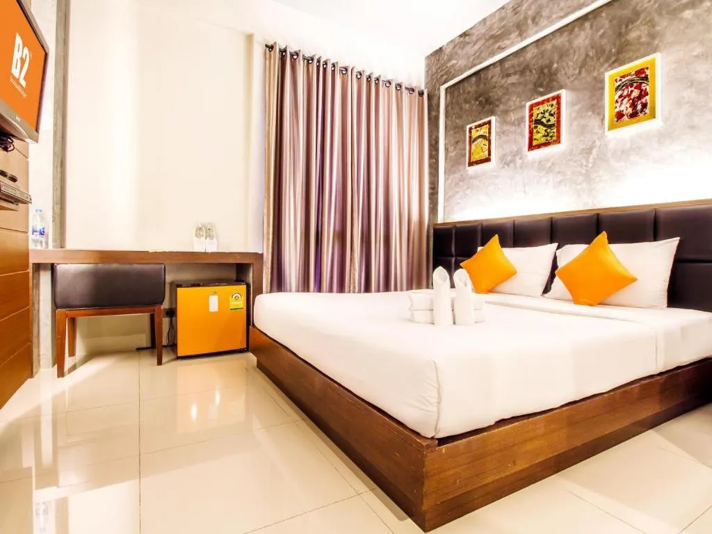 Bed in B2 Thippanate Boutique & Budget Hotel