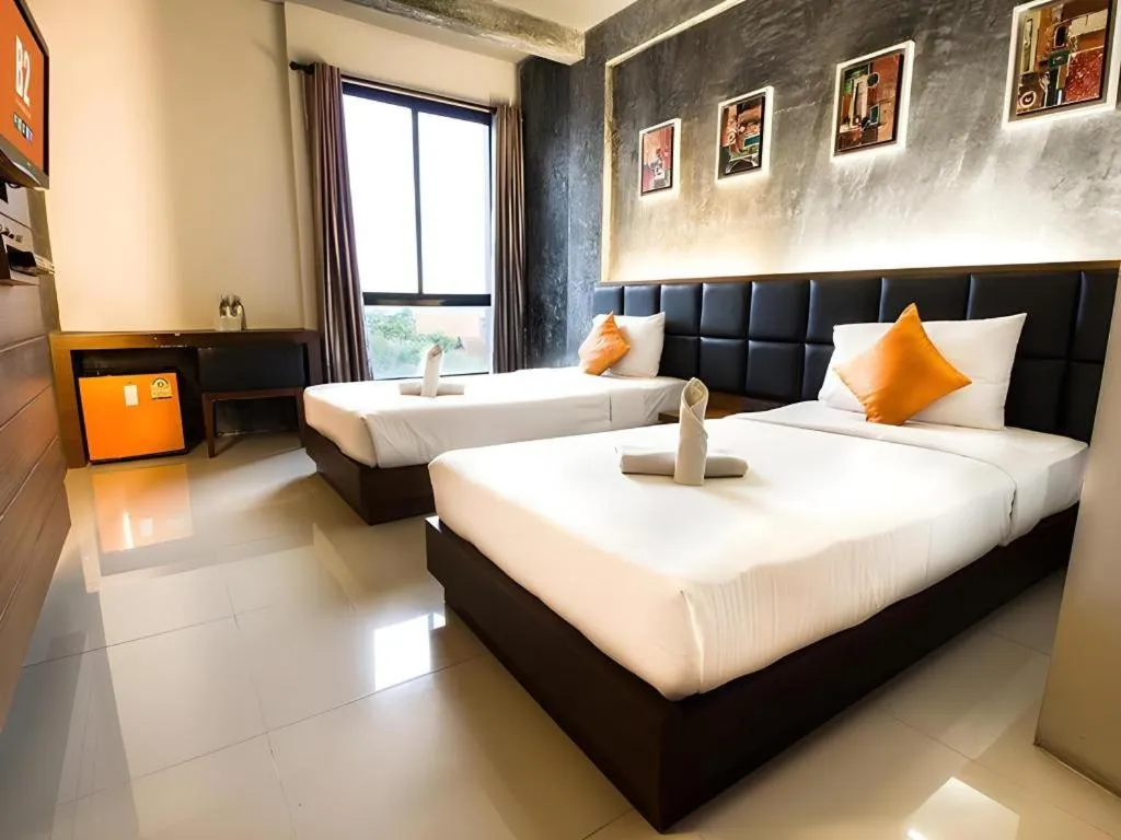 Bed in B2 Thippanate Boutique & Budget Hotel