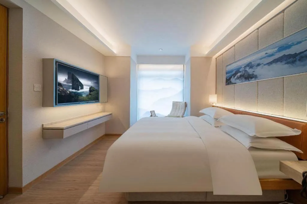 Bed in H-Hotel Riverside Chengdu