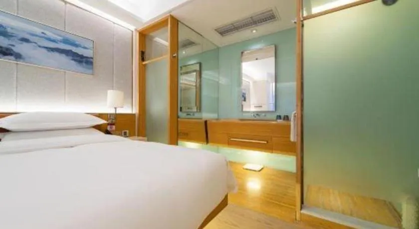 Bed in H-Hotel Riverside Chengdu