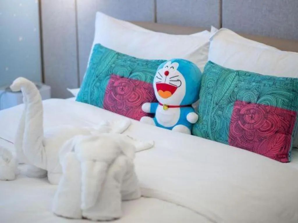 Bed in H-Hotel Riverside Chengdu