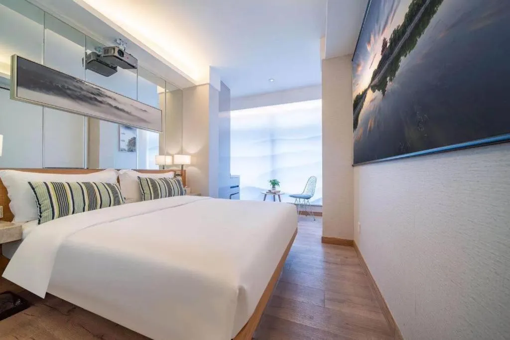 Bed in H-Hotel Riverside Chengdu