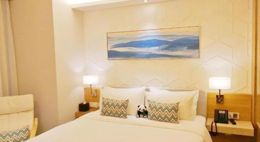 Bed in H-Hotel Riverside Chengdu