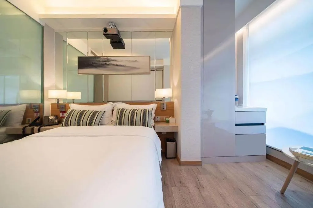 Bed in H-Hotel Riverside Chengdu