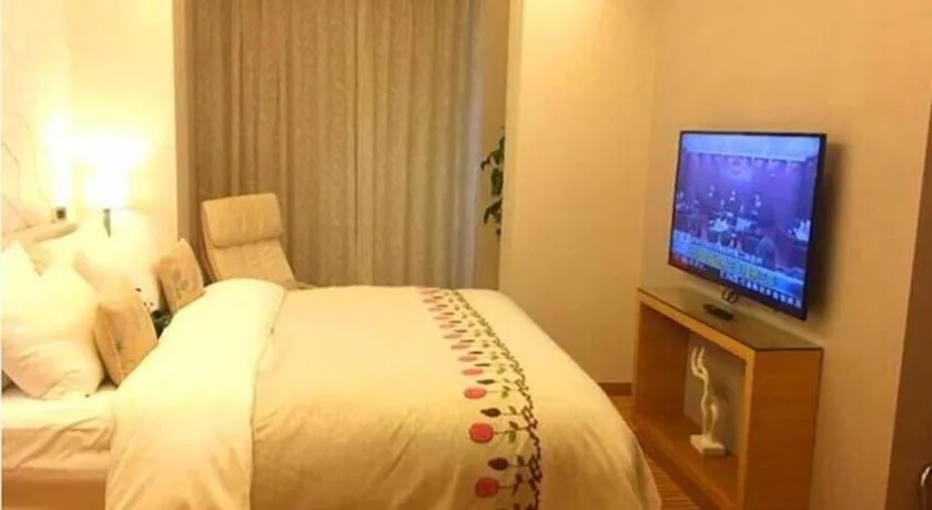 Bed in H-Hotel Riverside Chengdu