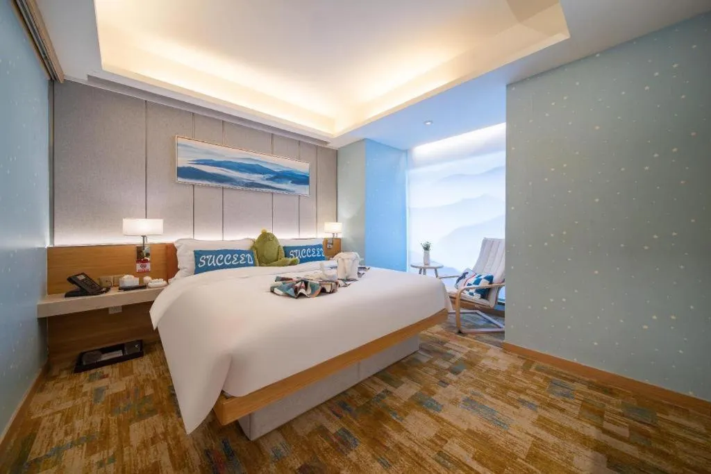 Bed in H-Hotel Riverside Chengdu