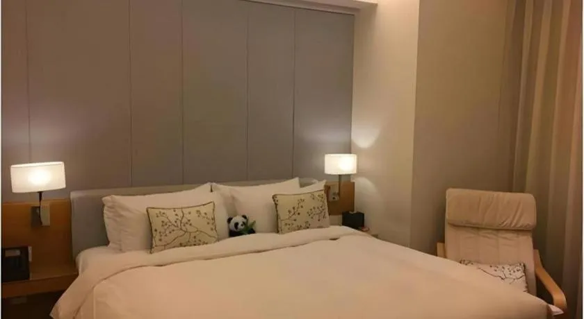 Bed in H-Hotel Riverside Chengdu