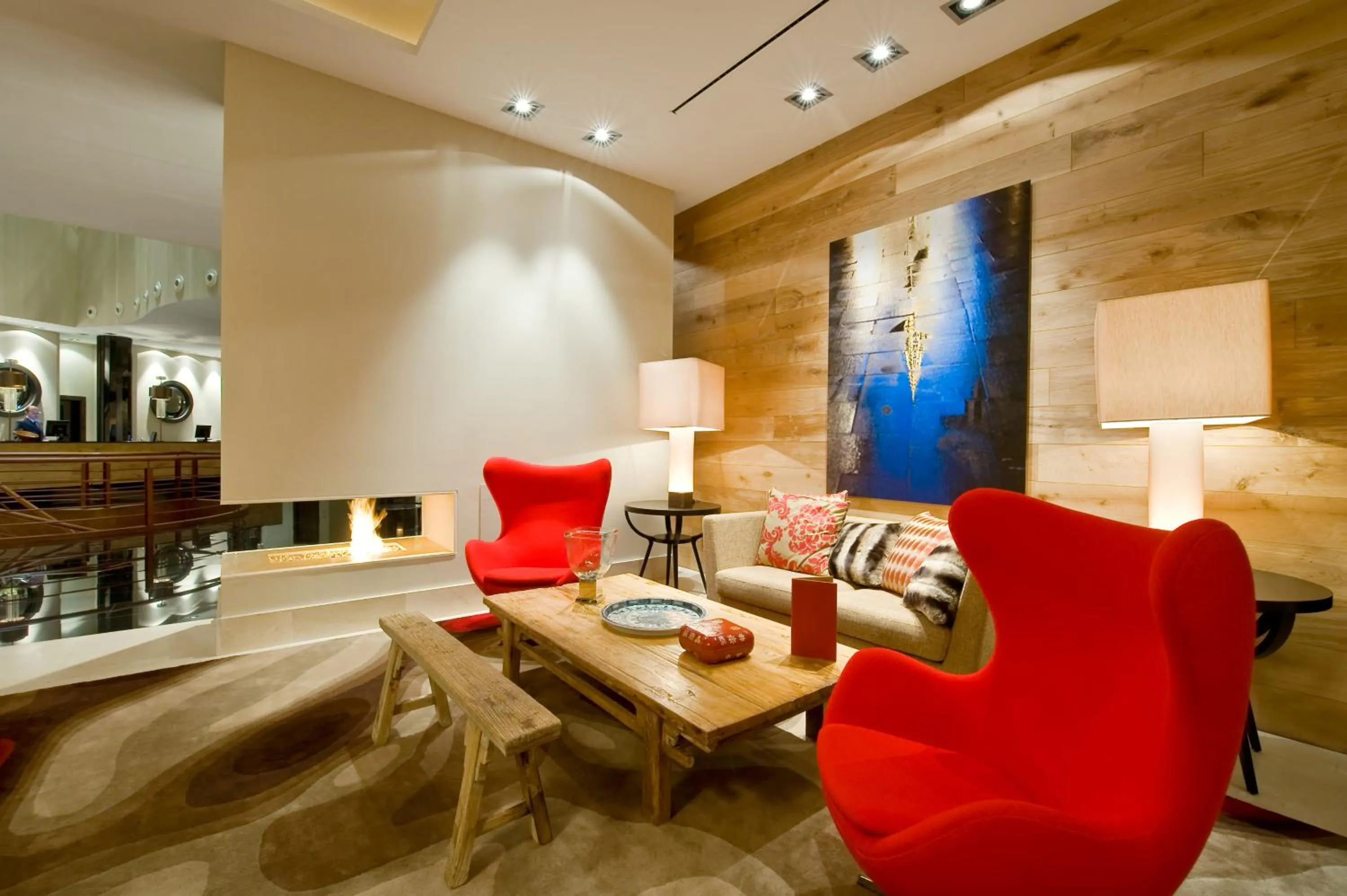 Lobby or reception in URH Hotel Spa Zen Balagares