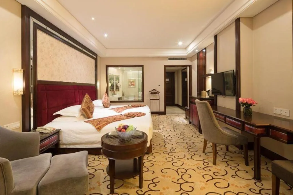 Bed in Zhangjiajie Qinghe Jinjiang International Hotel