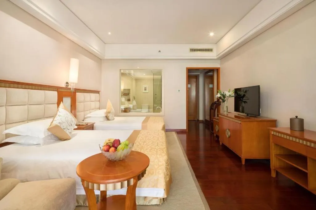 Bed in Zhangjiajie Qinghe Jinjiang International Hotel