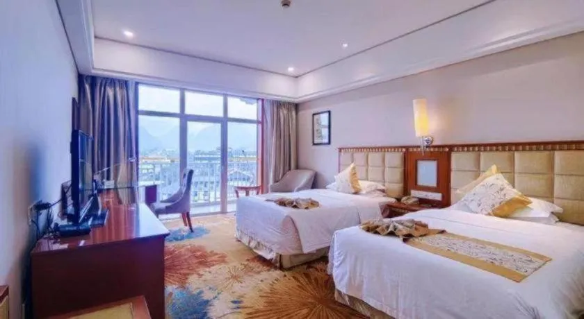 Bed in Zhangjiajie Qinghe Jinjiang International Hotel