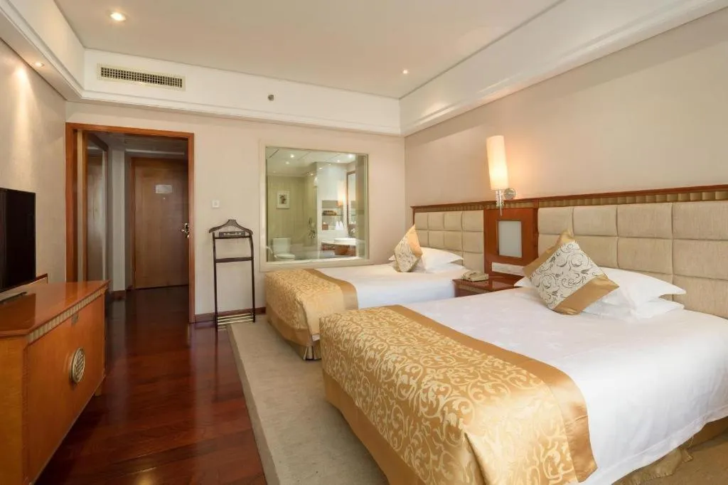 Bed in Zhangjiajie Qinghe Jinjiang International Hotel