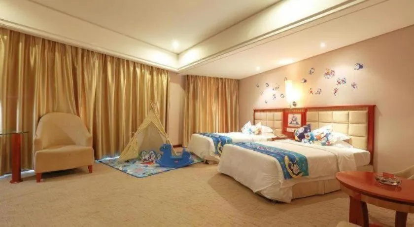 Bed in Zhangjiajie Qinghe Jinjiang International Hotel