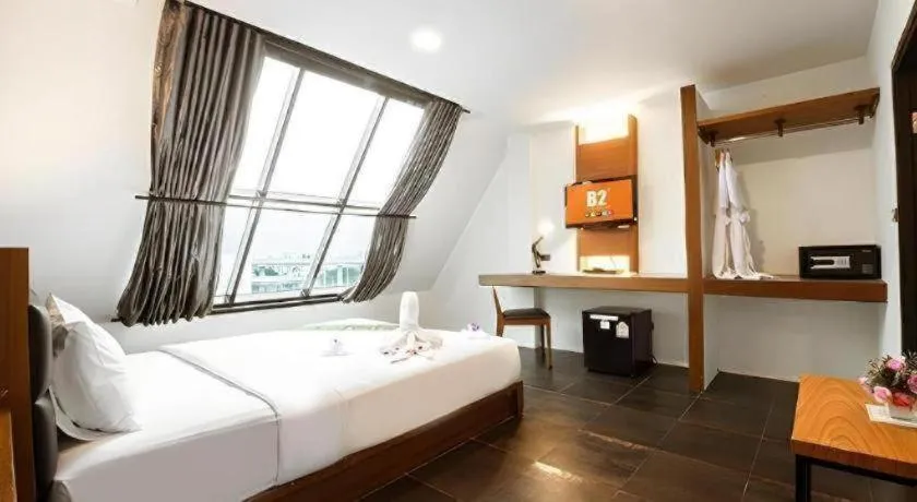 Bed in B2 Bangkok Srinakharin Boutique & Budget Hotel