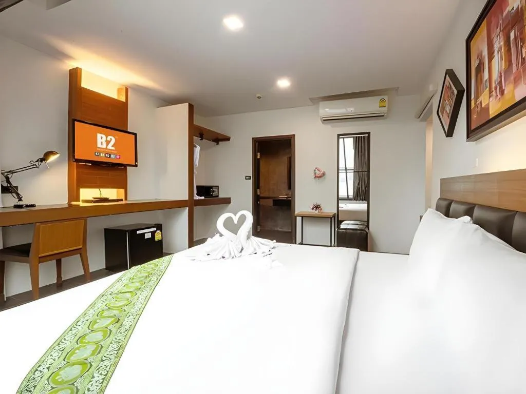 Bed in B2 Bangkok Srinakharin Boutique & Budget Hotel