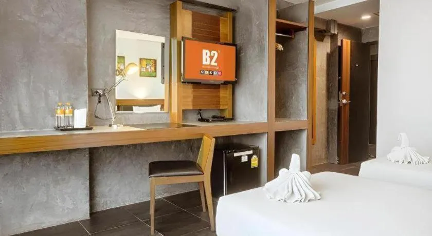 Bed in B2 Bangkok Srinakharin Boutique & Budget Hotel