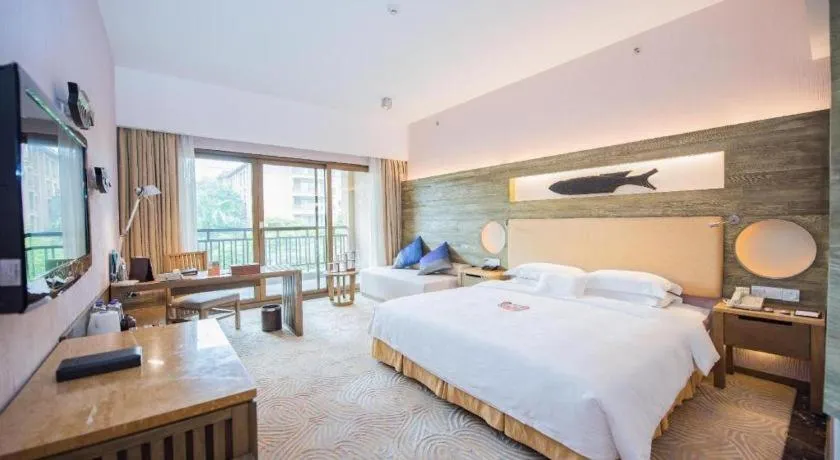 Bed in Chimelong Hotel