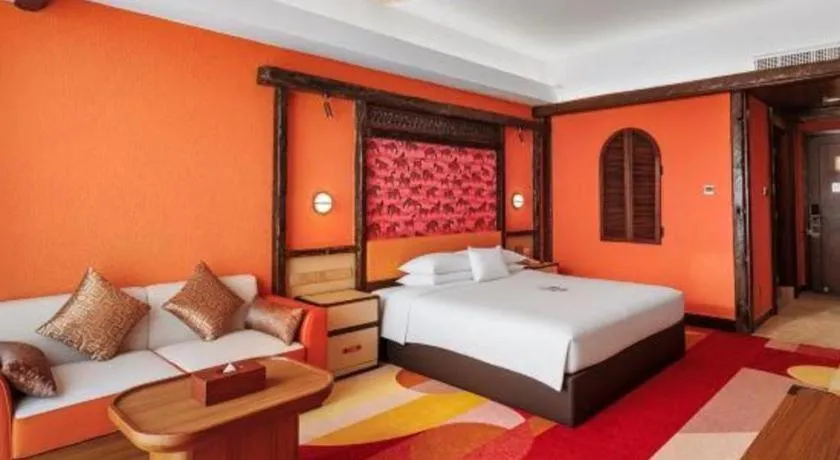 Bed in Chimelong Hotel