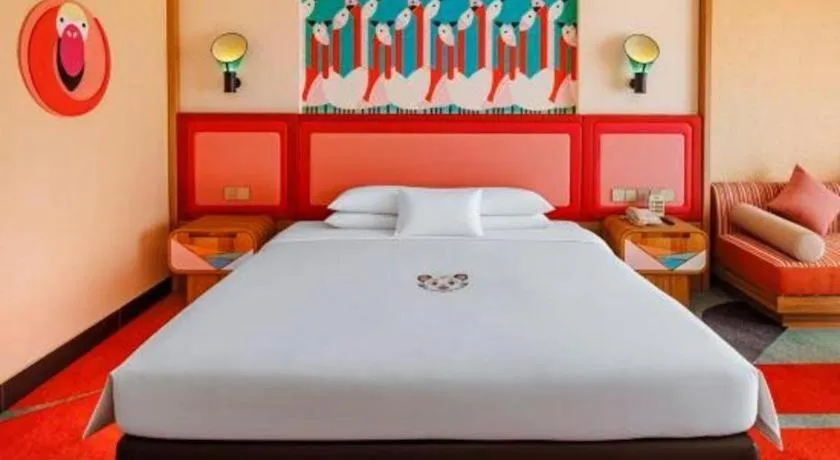 Bed in Chimelong Hotel