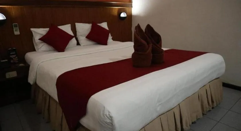 Bed in Garuda Hotel Pontianak