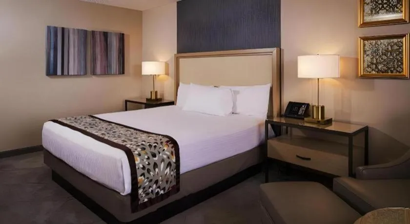 Bed in Sam's Town Hotel and Gambling Hall