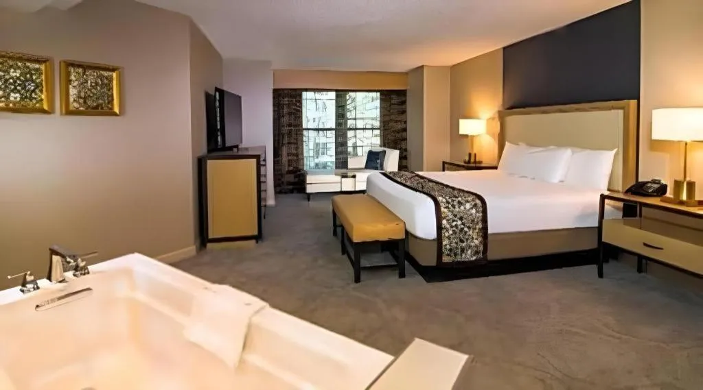 Bed in Sam's Town Hotel and Gambling Hall