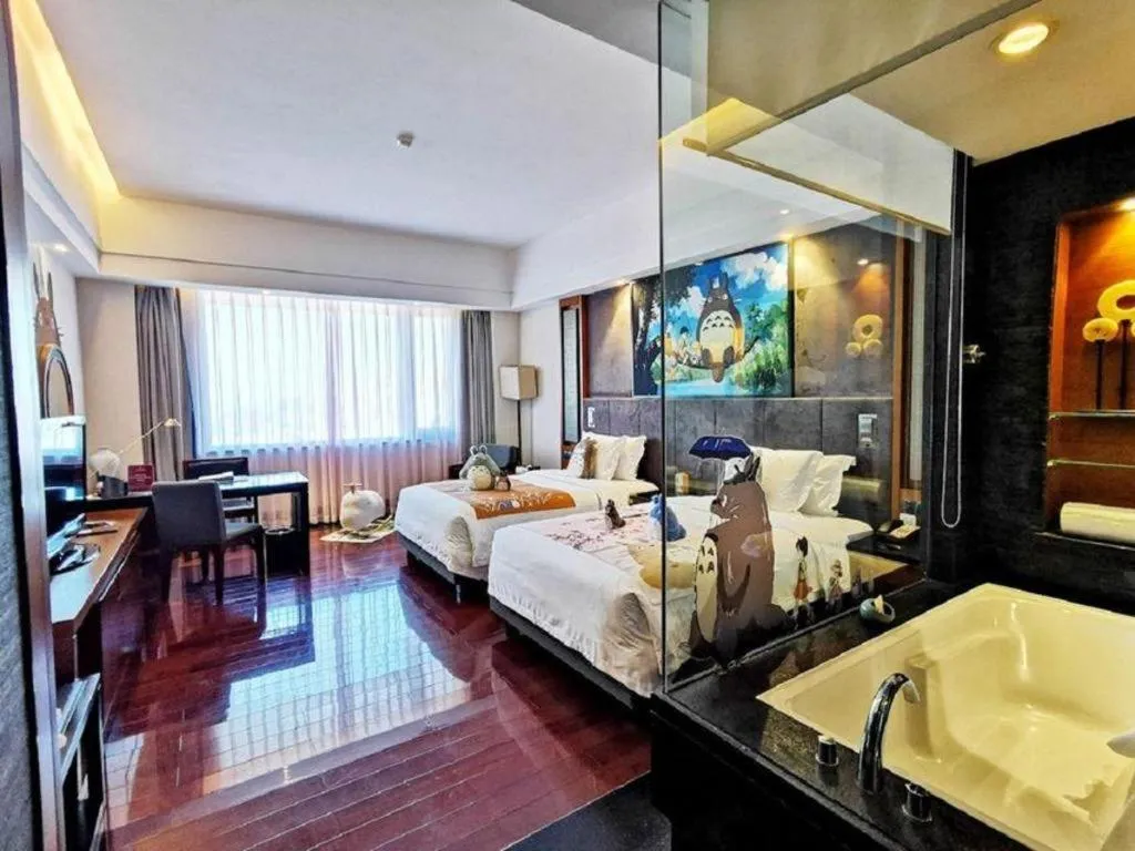 Bed in Worldhotel Grand Dushulake Suzhou