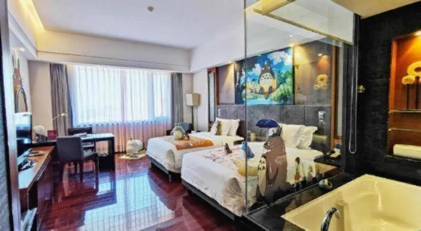 Bed in Worldhotel Grand Dushulake Suzhou