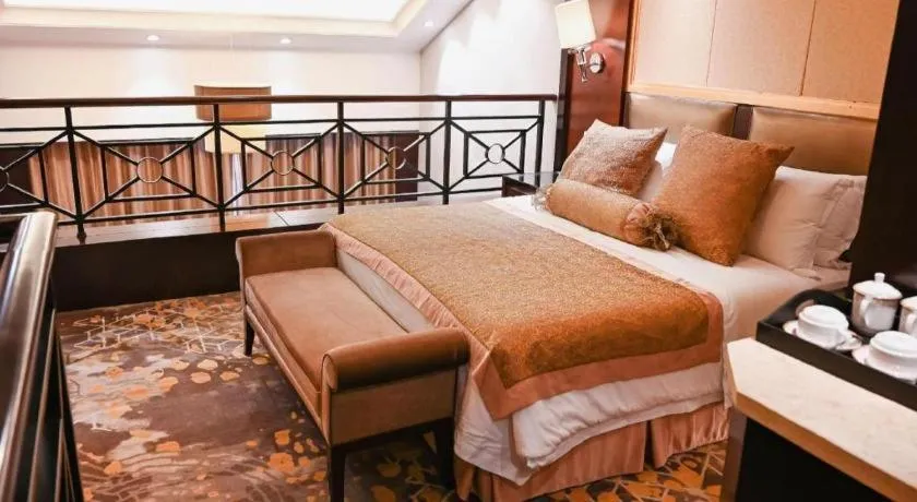 Bed in Royal Tulip Hotel Zhujiajiao Shanghai