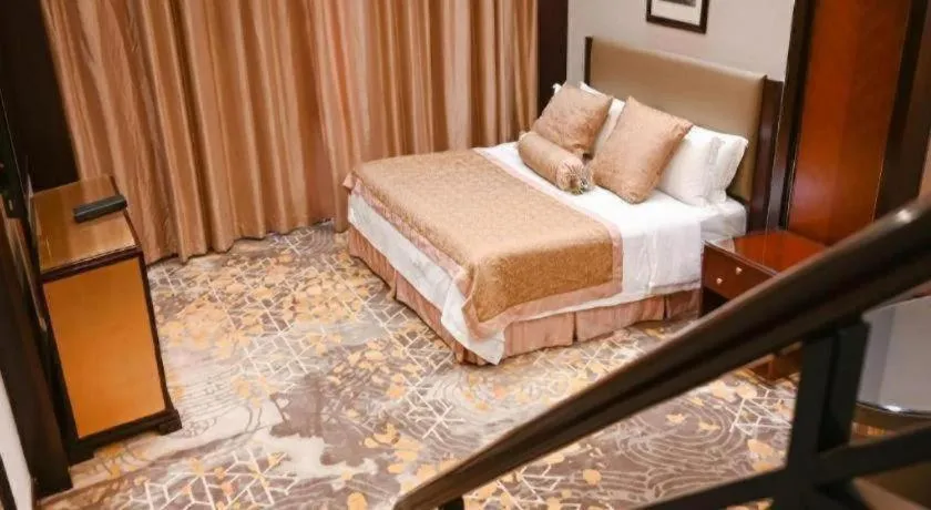 Bed in Royal Tulip Hotel Zhujiajiao Shanghai