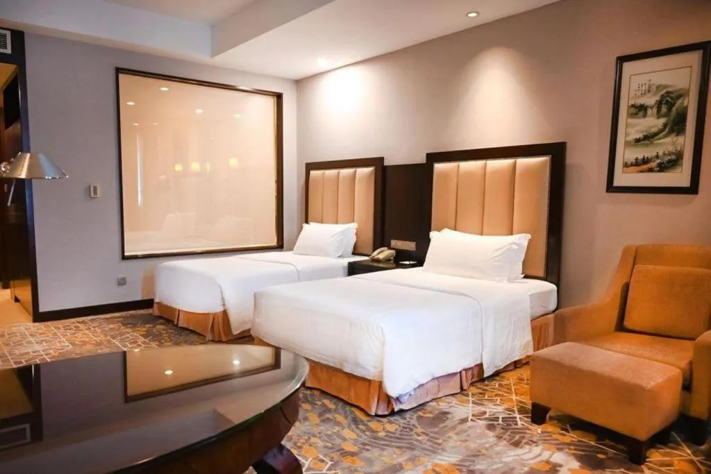 Bed in Royal Tulip Hotel Zhujiajiao Shanghai