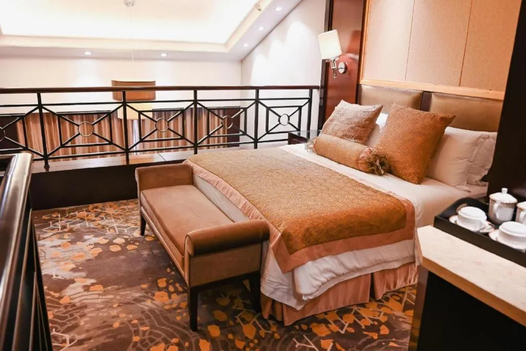 Bed in Royal Tulip Hotel Zhujiajiao Shanghai