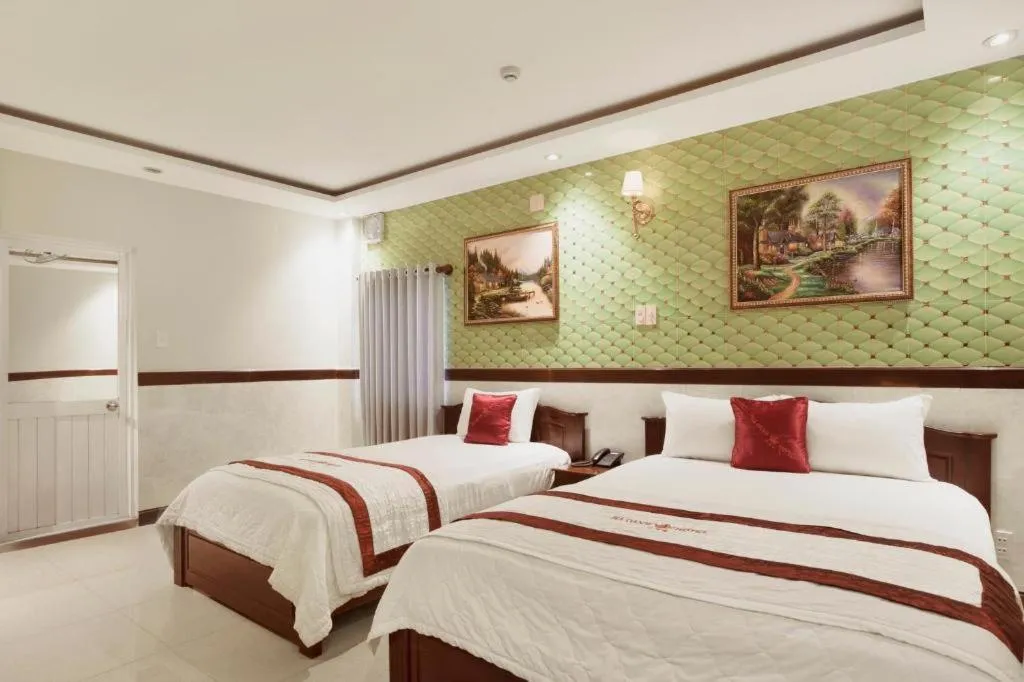 Bed in Ha Oanh Hotel
