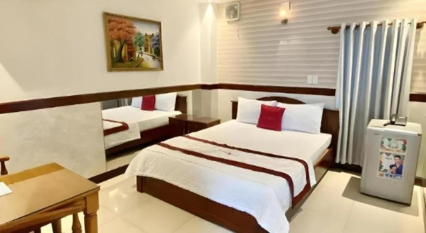 Bed in Ha Oanh Hotel