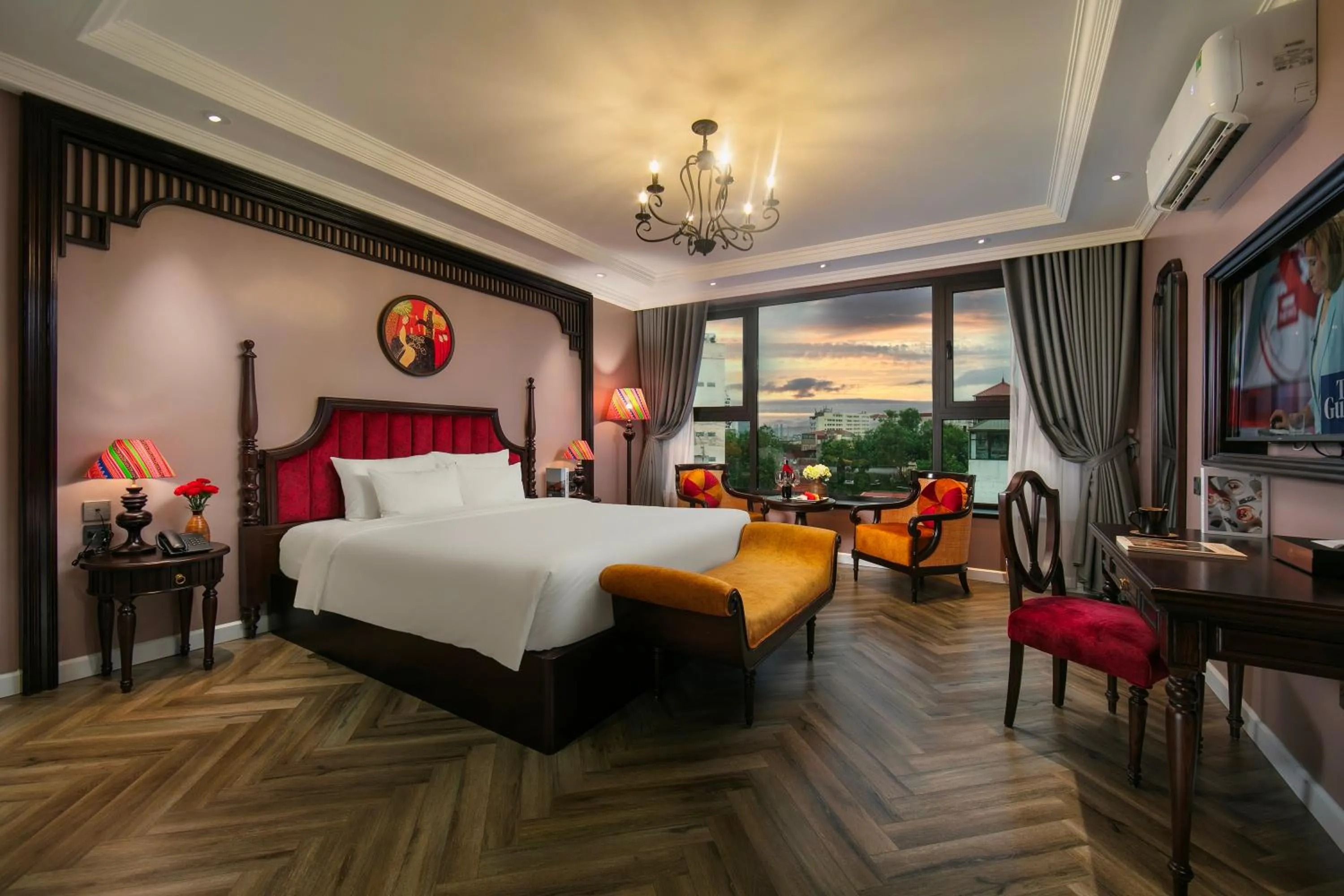 Bed in Acoustic Premium Hotel & Spa