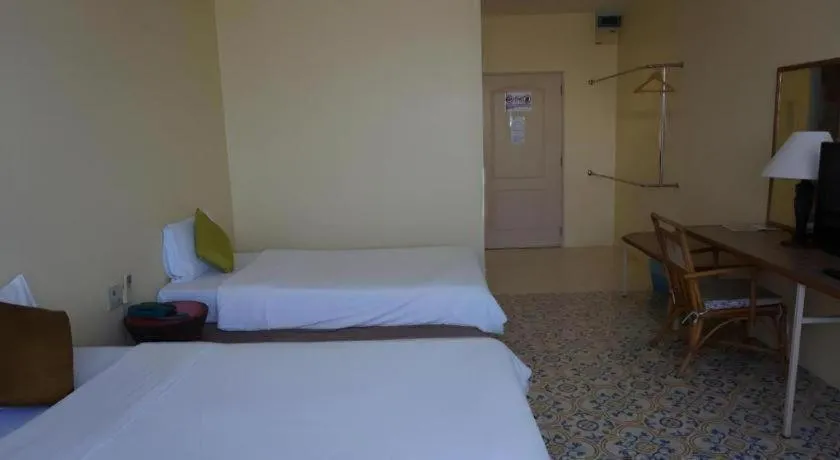 Bed in The Majestic Sakon Nakhon Hotel