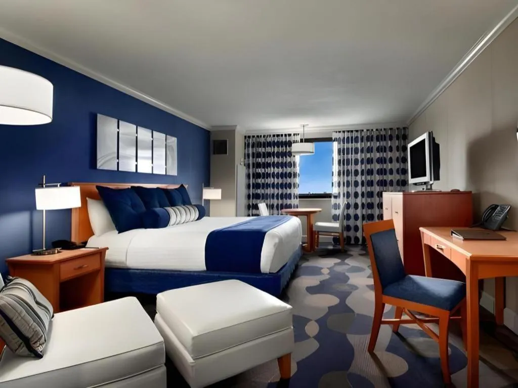 Bed in IP Casino Resort & Spa