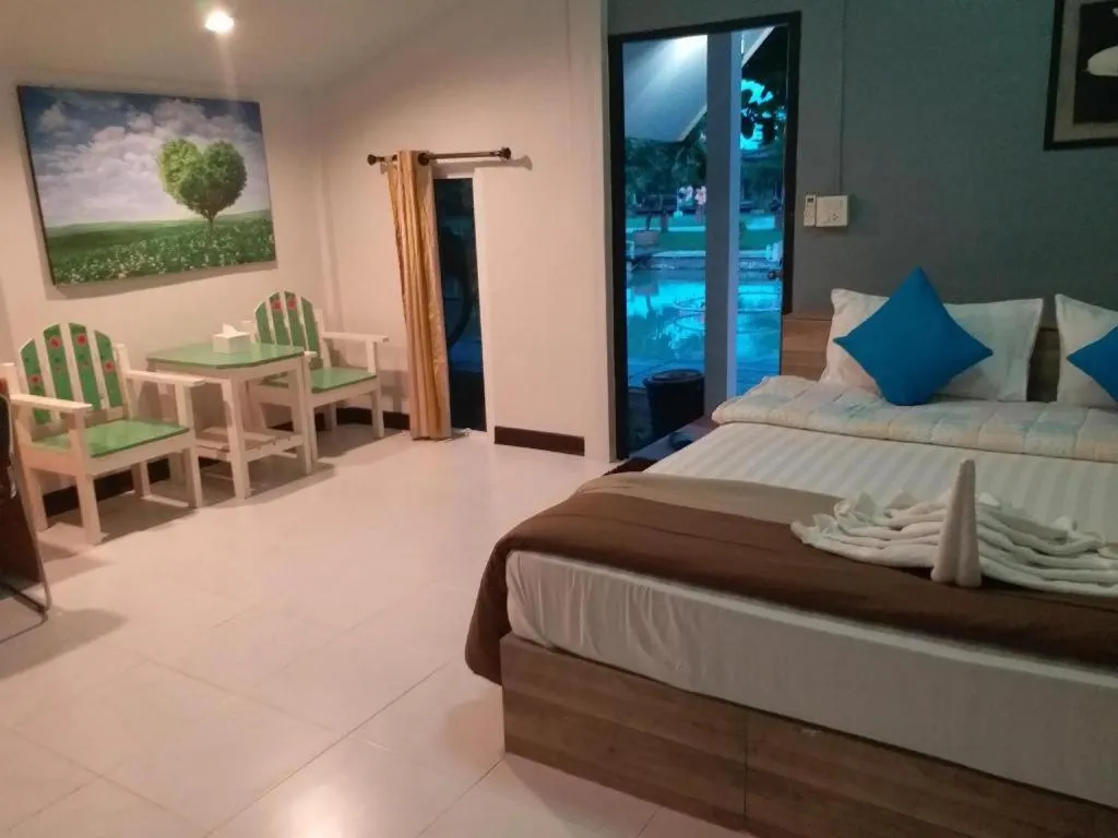 Bed in Ban Naam Resort