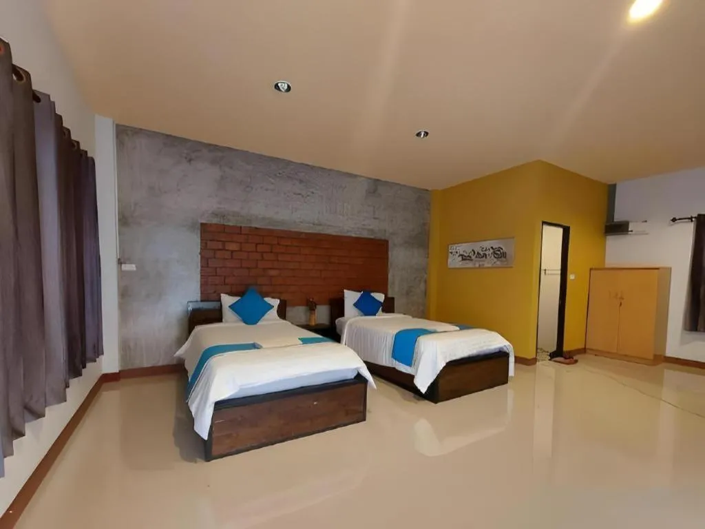 Bed in Ban Naam Resort