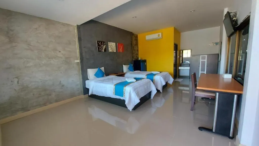 Bed in Ban Naam Resort