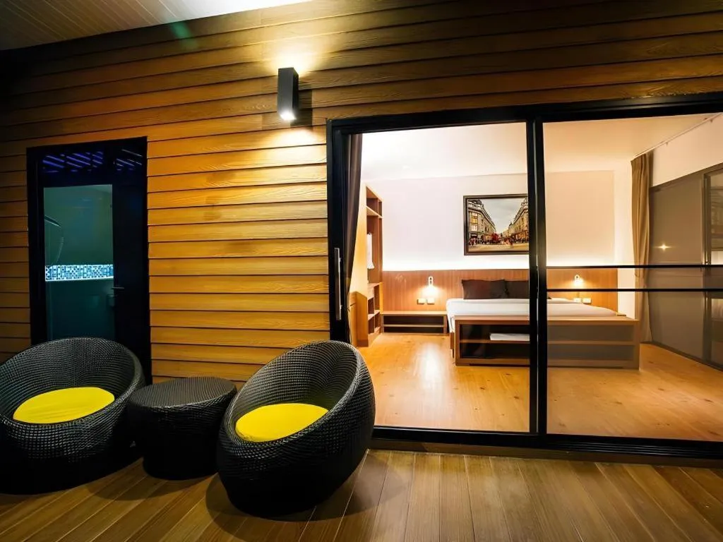 Bed in Chantara Valley Resort