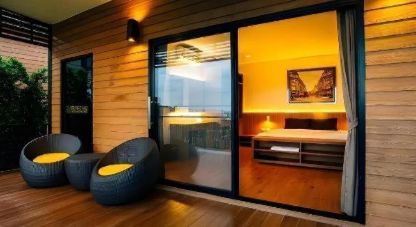 Bed in Chantara Valley Resort