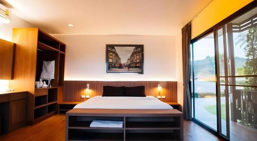 Bed in Chantara Valley Resort