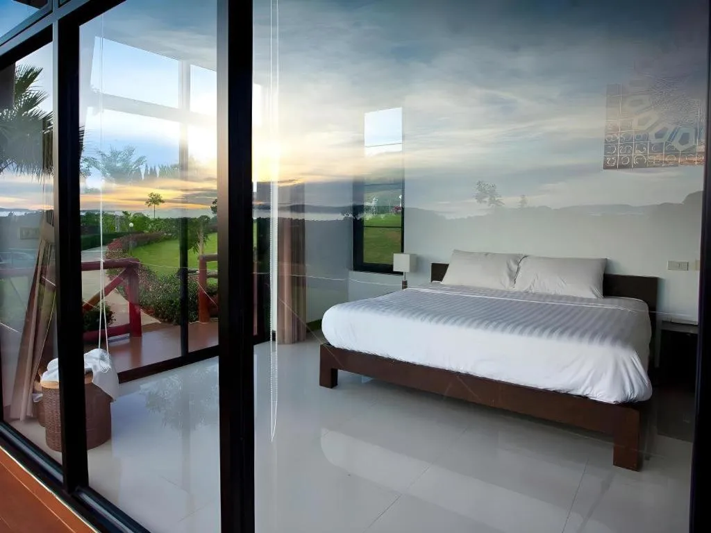 Bed in Chantara Valley Resort