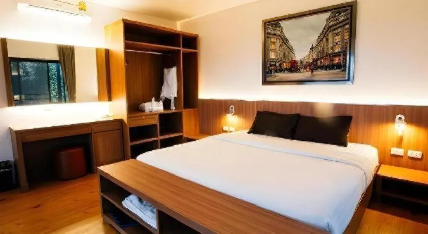 Bed in Chantara Valley Resort