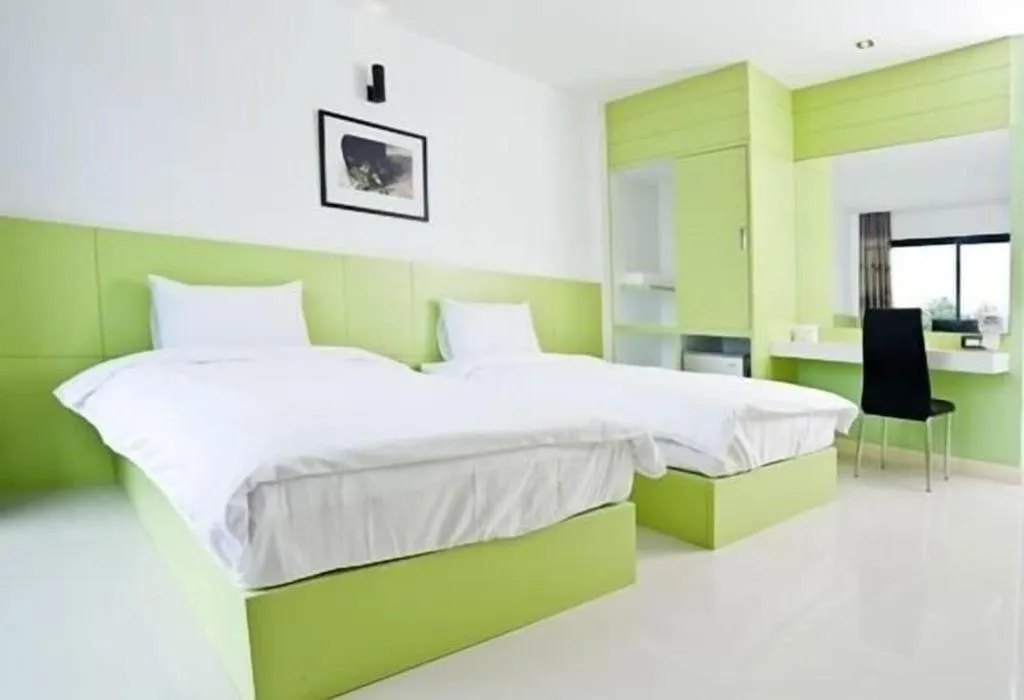 Bed in Siamgrand Hotel